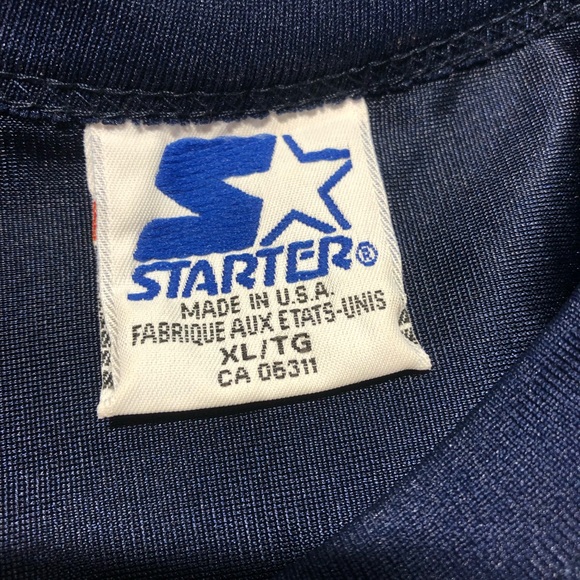 Vintage 90's Starter Dallas Cowboys Aikman #8 Football Jersey XLarge - Picture 8 of 11